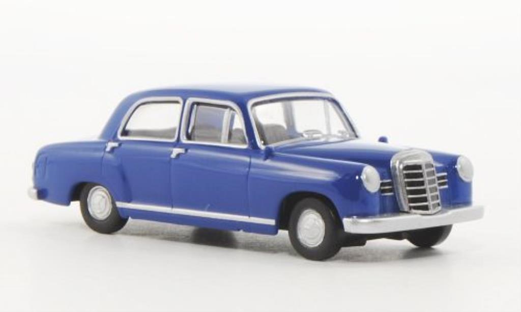Mercedes 180 1/87 Herpa Ponton bleu miniature