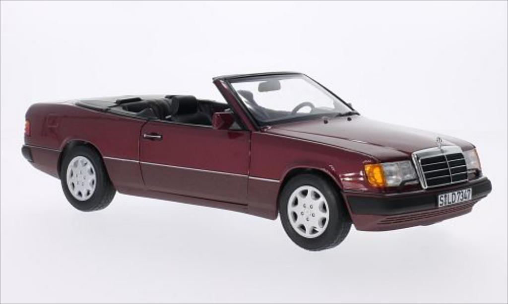 Mercedes 300 1/18 Norev CE-24 (A124) red diecast model cars