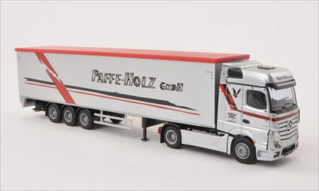 Mercedes Actros 1/87 AWM 2 Bigspace Paffe-Holz GmbH Schubboden-SZ diecast model cars