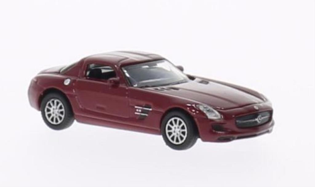 Mercedes SLS 1/87 Welly AMG red diecast model cars