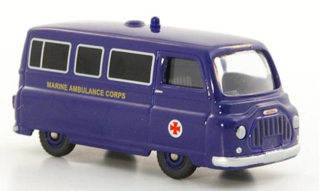 Morris J2 1/76 Corgi Van Marine Ambulance Corps Emergency Services miniature