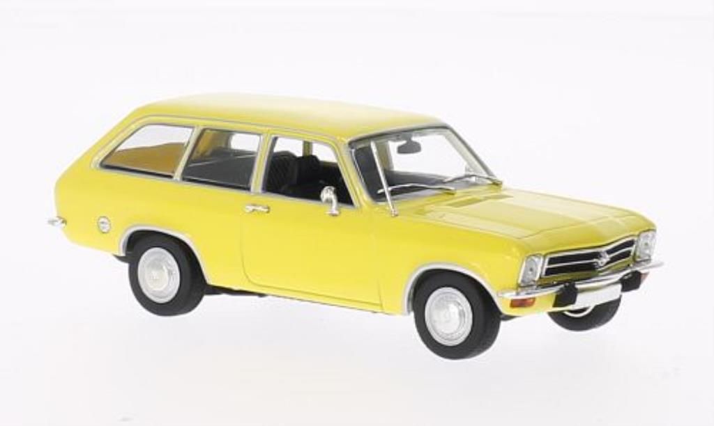 Opel Ascona A 1/43 Minichamps A Voyage jaune 1970 miniature