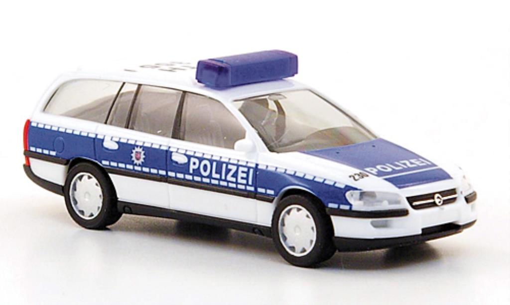 Opel Omega 1/87 Herpa B Caravan Polizei Thuringen