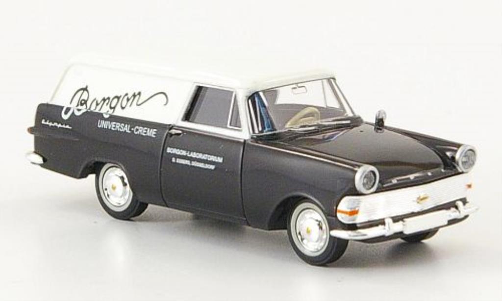 Opel Rekord 1/87 Brekina PII Kasten Borgon miniature