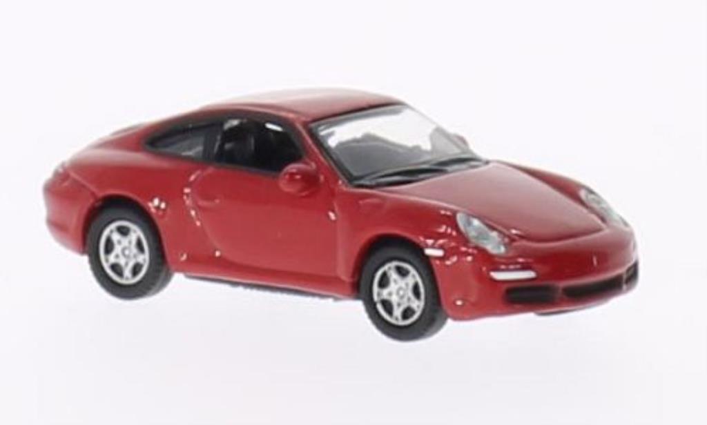 Porsche 997 S 1/87 Welly Carrera Coupe rouge miniature