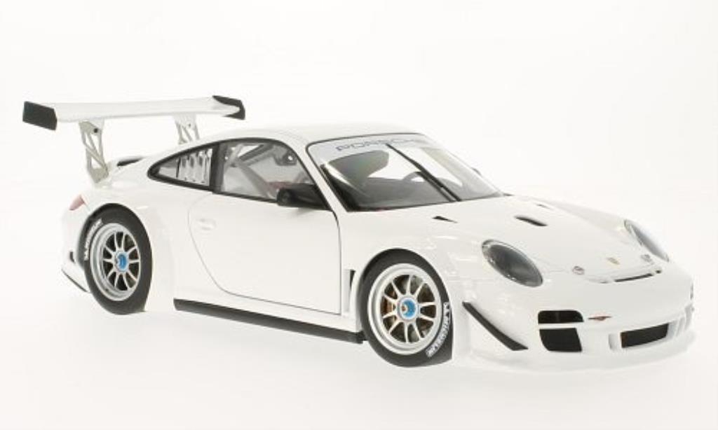 Porsche 997 GT3 1/18 Autoart GT3 R Plain Body Version white 2010 diecast model cars