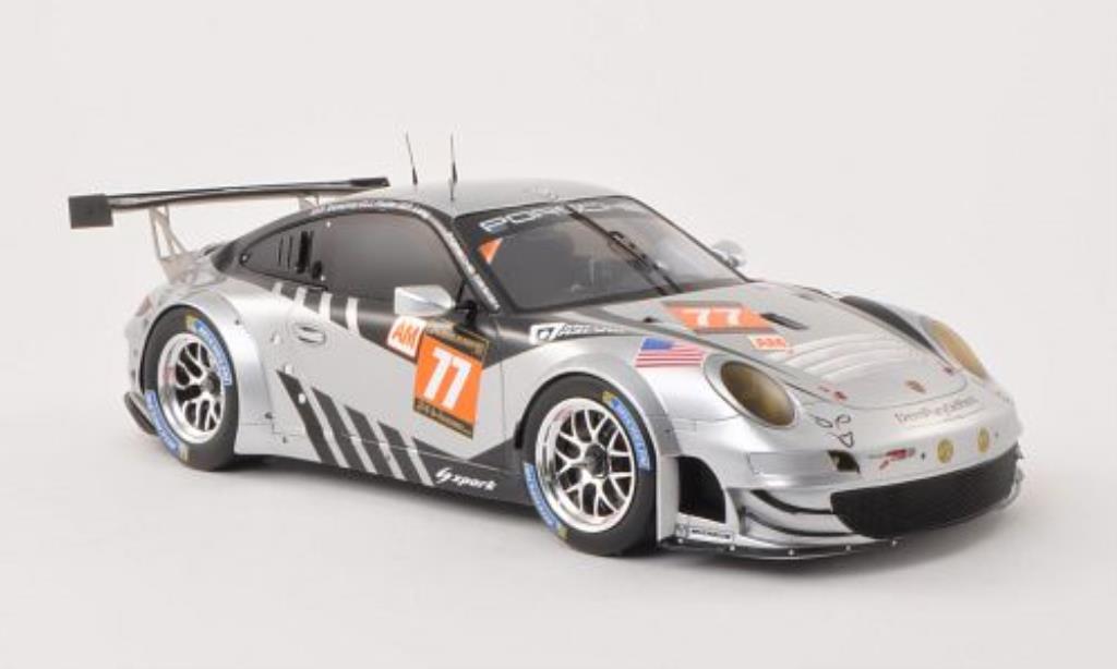 Porsche 997 GT3 1/18 Spark GT3 R No.77 24h Le Mans 2013 /P.Long diecast model cars