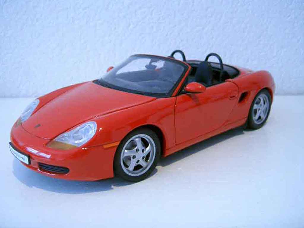 Porsche Boxster 1/18 Ut Models 987 rouge miniature