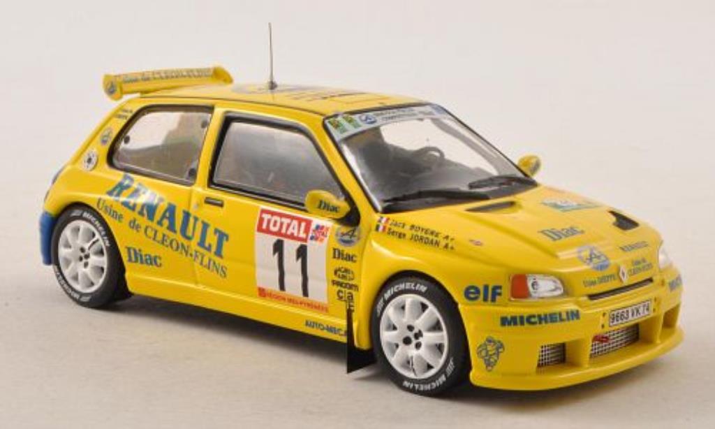 Renault Clio Maxi 1/43 IXO Maxi No.11 Alpine Rally du Rouergue 1995 /J.Boyere diecast model cars