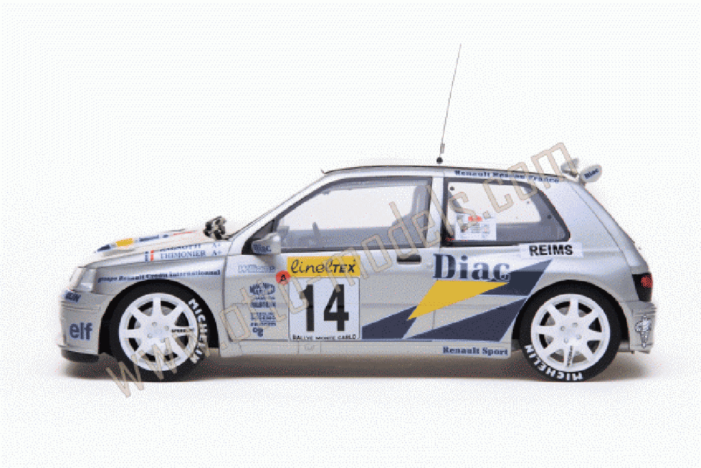 Renault Clio Maxi 1/18 Ottomobile Maxi 1995 rallye monte carlo diecast model cars