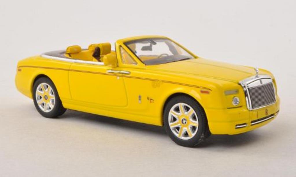 Rolls Royce Phantom 1/43 IXO Drophead Coupe Bijan Pakzad jaune miniature