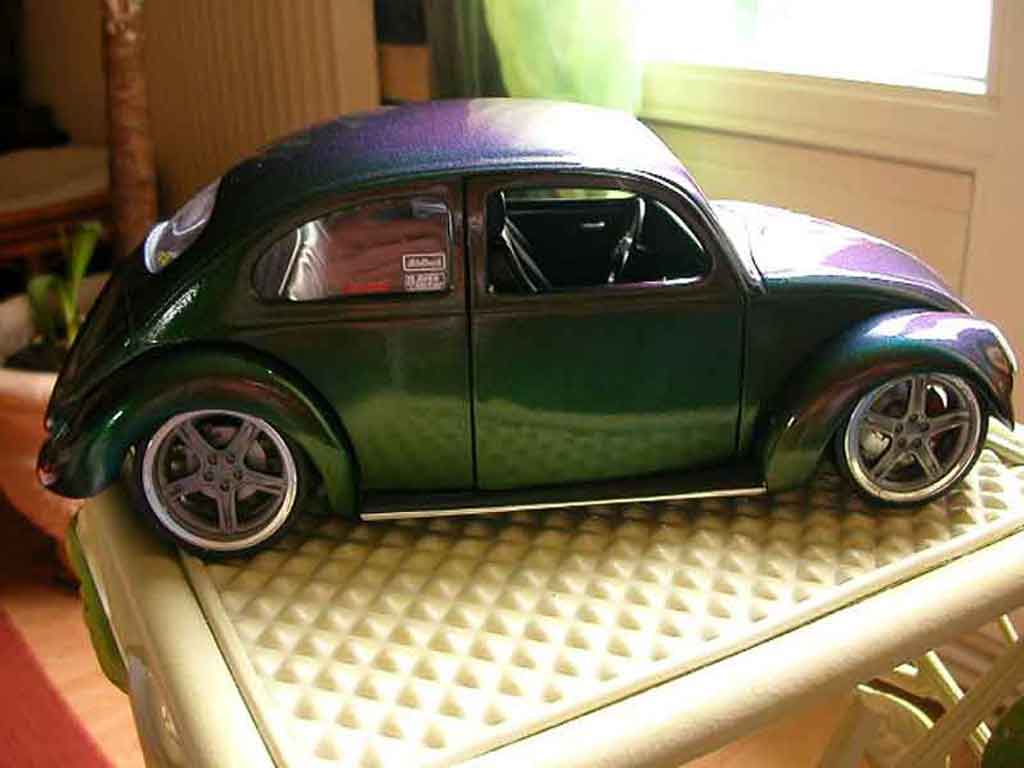 Volkswagen Kafer 1/18 Solido street cox peinture cameleon miniature