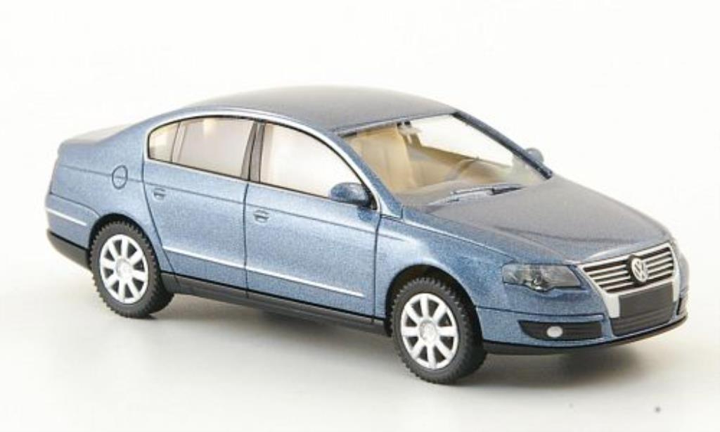 Volkswagen Passat 1/87 Wiking (B6) bleugrey 2005 diecast model cars