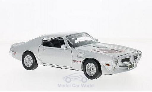 Pontiac Firebird 1973 1/24 American Mint/Motormax Trans Am grise/Dekor 1973 miniature