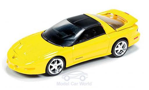 Pontiac Firebird 1/64 Auto World T/A jaune/matt-noire 1993 miniature