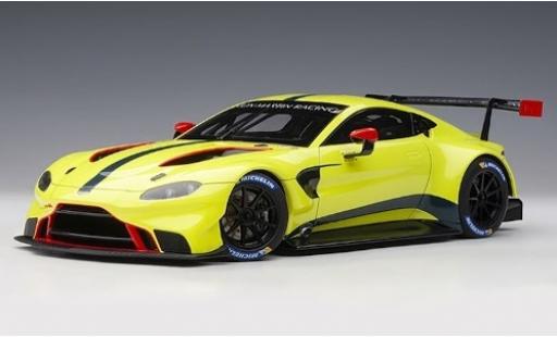 Aston Martin Vantage 1/18 AUTOart GTE Le Mans Pro hellverde Racing 2018 Plain Body Version modellino in miniatura