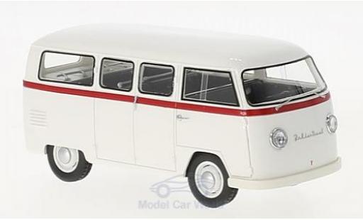 Volkswagen T1 A 1/43 AutoCult Palten Diesel blanche/rouge 1954 miniature