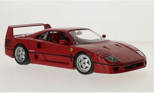 Ferrari F40 1/18 Bburago red 1990 diecast model cars