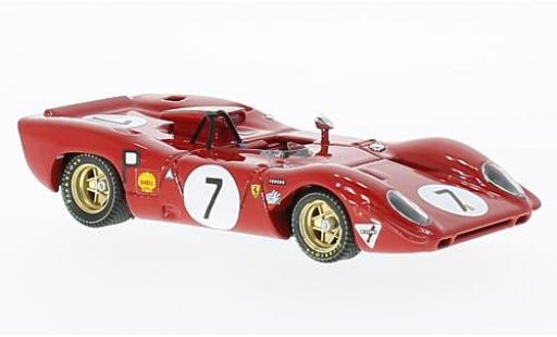 Ferrari 312 1/43 Best P Spyder No.7 1000 Km Nürburgring 1969 P.Rodriguez/C.Amon coche miniatura