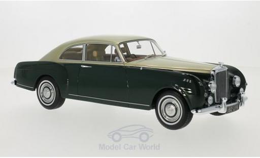 Bentley S1 1/18 BoS Models Continental Mulliner Sports Saloon dunkelverte/gold RHD 1956 miniature