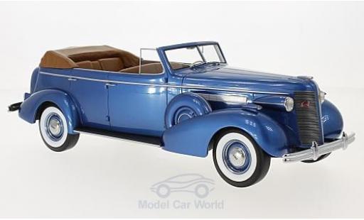 Buick Roadmaster 1/18 BoS Models 80-C Four-Door Phaeton metallic-bleue 1937 miniature
