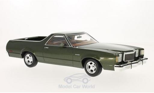 Ford Ranchero 1/18 BoS Models metallic-dunkelverte 1979 miniature