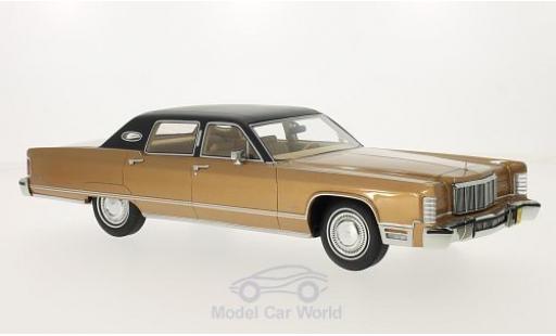 Lincoln Continental 1/18 BoS Models Sedan metallic-hellmarron 1975 ohne Vitrine miniature