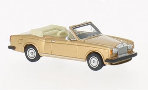 Rolls Royce Corniche 1/87 BoS Models Convertible gold RHD 1974 miniature