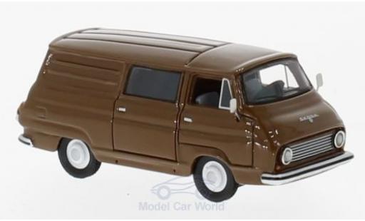 Skoda 1203 1/87 BoS Models Kastenwagen marron 1968 miniature