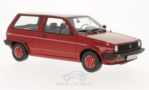 Volkswagen Polo 1/18 BoS Models II (Typ 86c) Steilheck Fox red 1986