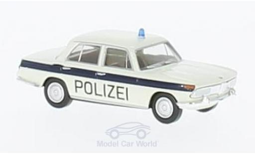 Bmw 2000 A 1/87 Brekina blanche/bleue Polizei Solothurn