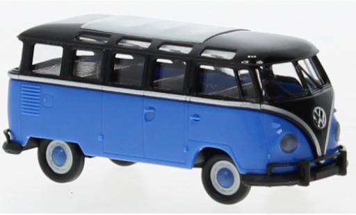 Volkswagen T1 1/87 Brekina b Samba noire/bleu 1960 diecast model cars