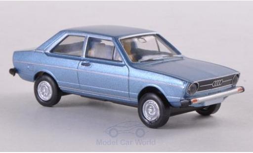 Audi 80 1/87 Brekina metallise bleue miniature