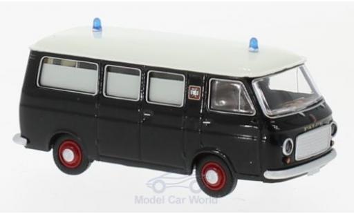Fiat 238 1/87 Brekina noire/blanche Falck Krankenwagen miniature