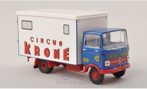 Mercedes LP 608 1/87 Brekina bleue/blanche Circus Krone miniature