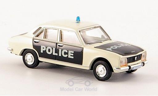 Peugeot 504 1/87 Brekina Limousine Police Polizei (F)