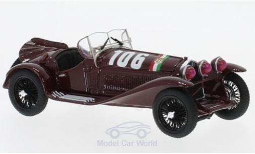 Alfa Romeo 2300 1/43 Brumm No.106 Mille Miglia 1932 B.Boracchini/A.Bignami miniature