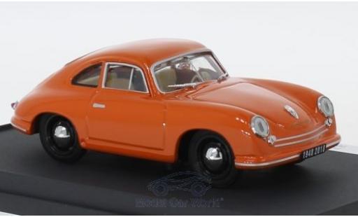 Porsche 356 1/43 Brumm /2 Gmünd orange 1948 Happy Birthday miniature