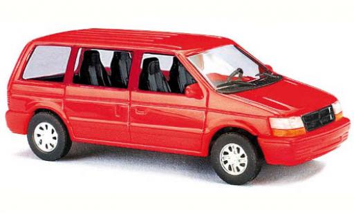 Dodge RAM 1/87 Busch Ram Van red 1990 diecast model cars