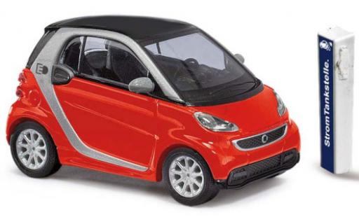 Smart ForTwo 1/87 Busch Fortwo Electric Drive rouge 2012