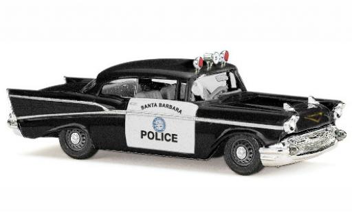 Chevrolet Bel Air 1/87 Busch Santa Barbara Police 1957 diecast model cars