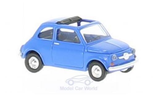 Fiat 500 L 1/87 Busch bleue miniature