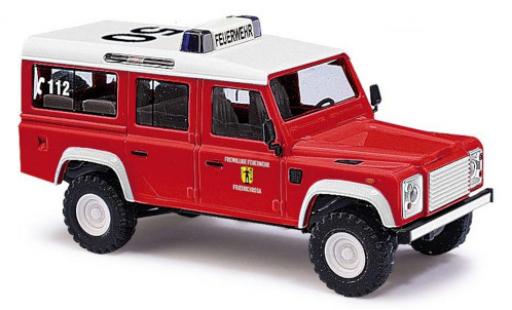 Land Rover Defender 1/87 Busch 110 Feuerwehr Friedrichroda 1983 diecast model cars
