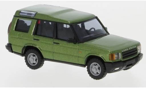 Land Rover Discovery 1/87 Busch metallic-verte miniature