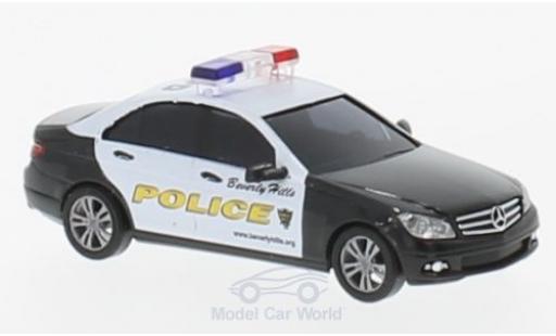 Mercedes Classe C 1/87 Busch Beverly Hills Police 2007 diecast model cars