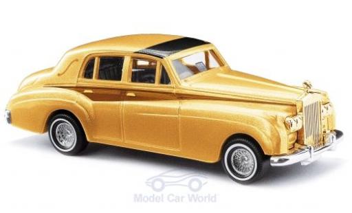 Rolls Royce Silver Cloud 1/87 Busch metallic-jaune/marron 1959 miniature