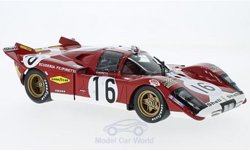 Ferrari 512 1/18 CMR S No.16 24h Le Mans 1970 G.Moretti/C.Manfredini diecast model cars