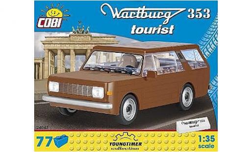 Wartburg 353 1/35 Cobi Tourist marron Bausteine Anzahl le Blöcke: 77 miniature