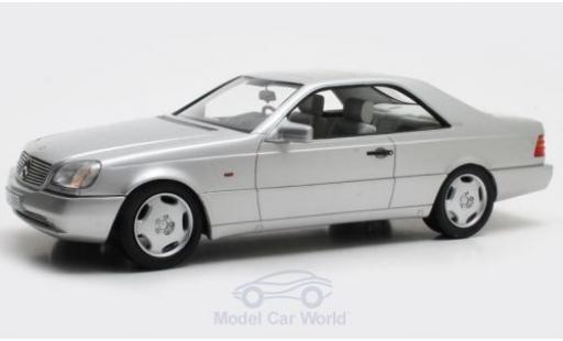 Mercedes 600 1/18 Cult Scale Models SEC (C140) grise 1992 miniature