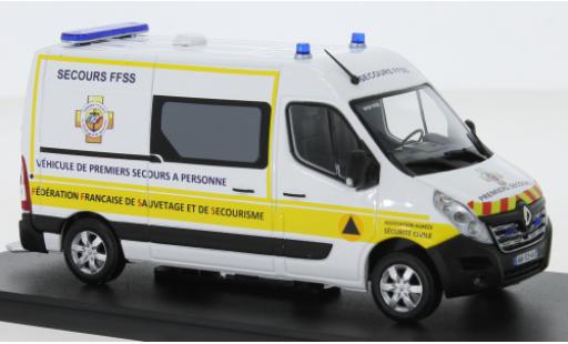 Renault Master 1/43 Eligor Kasten Premiers Secours FFSS 2014 diecast model cars